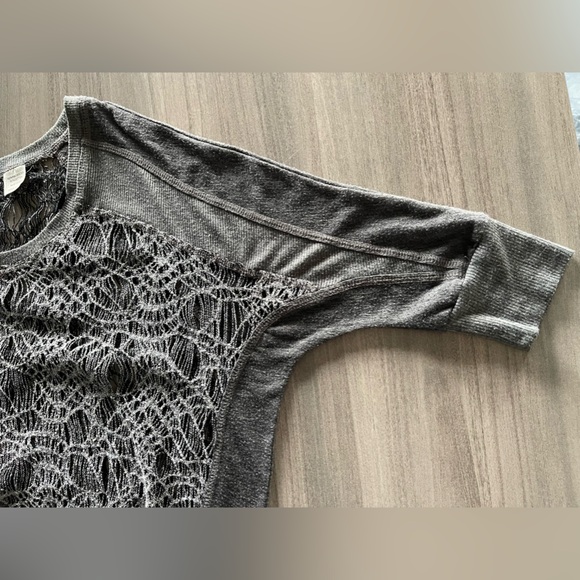 Y2K Miss Me Sweater - Silver Web Design - Size Medium - Picture 5 of 16